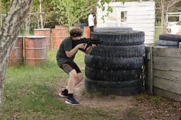 Školská akcia - Deviataci na Paintball Parku