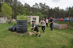 Školská akcia - Deviataci na Paintball Parku